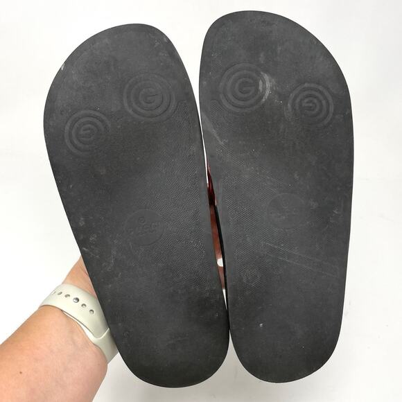 Gucci GG Blooms Supreme Floral Slide Slip On Rubber Sandals Flats EU 37 - Picture 11 of 13